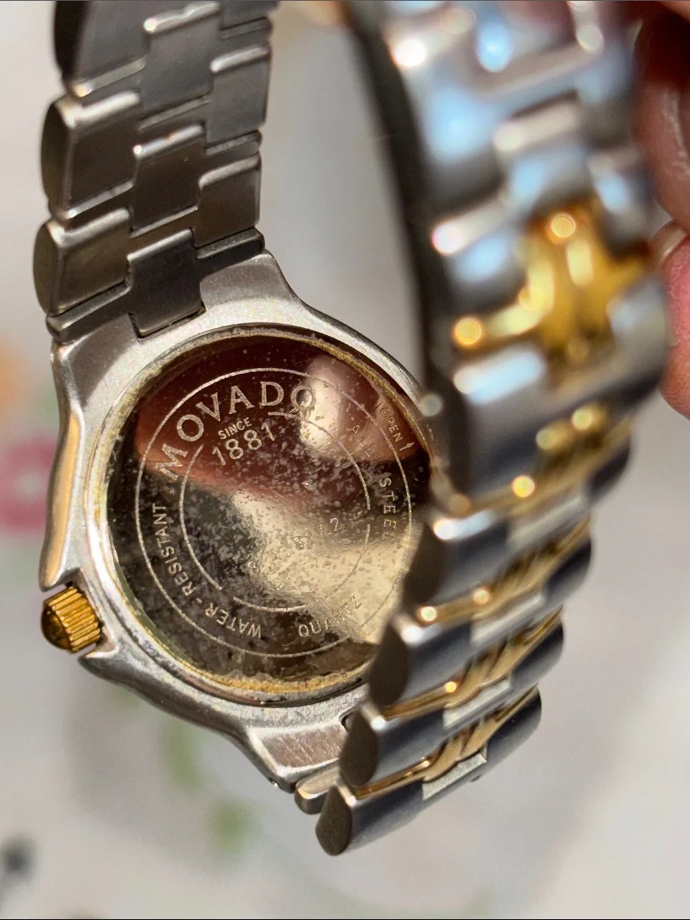 EUC Movado Olympian Collection 81.A1.827.2 (26mm women's variant), Two-tone sta